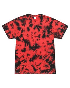 Tie-Dye 1390 - Crystal Wash T-Shirt Crystal Red/Blk