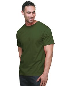 Bayside BA5000 - Adult Ring-Spun Jersey Tee Verde Militar