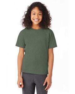 Hanes 5370 - Youth ComfortBlend® EcoSmart® T-Shirt Heather Green