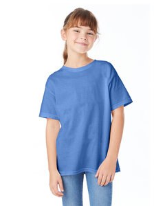 Hanes 5480 - Youth ComfortSoft® Heavyweight T-Shirt Carolina del Azul