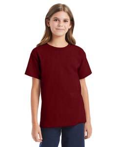Hanes 5480 - Youth ComfortSoft® Heavyweight T-Shirt Athltc Cardinal