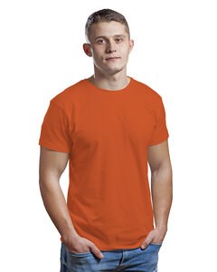 Bayside BA9500 - Unisex 4.2 oz., 100% Cotton Fine Jersey T-Shirt Naranja