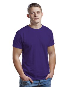 Bayside BA9500 - Unisex 4.2 oz., 100% Cotton Fine Jersey T-Shirt Púrpura