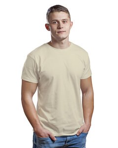 Bayside BA9500 - Unisex 4.2 oz., 100% Cotton Fine Jersey T-Shirt Crema