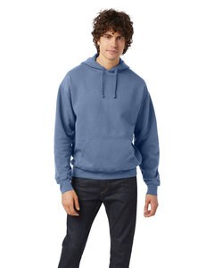 Champion CD450 - Unisex Garment Dyed Hooded Sweatshirt Saltwater