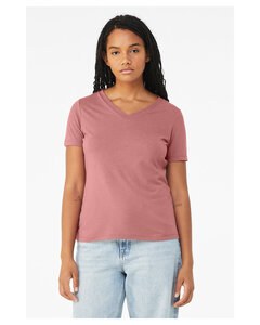 Bella+Canvas 6415 - Ladies Relaxed Triblend V-Neck T-Shirt Mauve Triblend