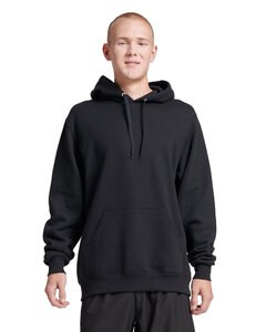 Jerzees 700MR - Unisex Eco Premium Blend Fleece Pullover Hooded Sweatshirt Black Ink
