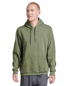 Jerzees 700MR - Unisex Eco Premium Blend Fleece Pullover Hooded Sweatshirt Military Grn Hth