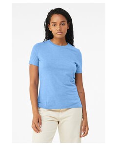 Bella+Canvas 6400CVC - Ladies Relaxed Heather CVC Short-Sleeve T-Shirt Hth Carolina Blu