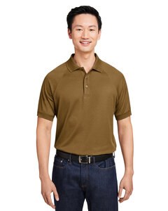 Harriton M208 - Men's Charge Snag and Soil Protect Polo Coyote Brown
