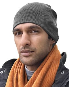 Bayside 3835 - 8" Thermal Beanie Gris Oscuro