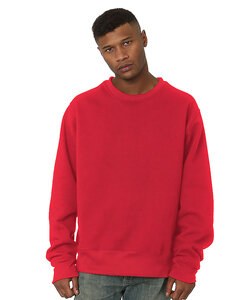 Bayside 4025 - Men's Super Heavy Oversized Crewneck Sweatshirt Rojo