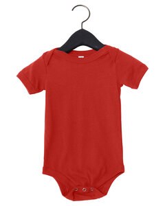 Bella+Canvas 100B - Infant Jersey Short-Sleeve One-Piece Rojo