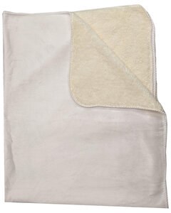 Liberty Bags PB5060S - Sublimation Micro Mink Sherpa Plush Blanket Blanco