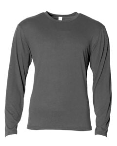 A4 N3029 - Men's Softek Long-Sleeve T-Shirt Grafito