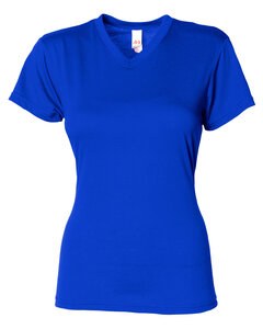 A4 NW3013 - Ladies Softek V-Neck T-Shirt Royal