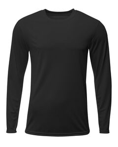 A4 NB3425 - Youth Long Sleeve Sprint T-Shirt Negro
