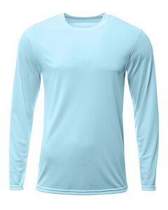 A4 NB3425 - Youth Long Sleeve Sprint T-Shirt Pastel Blue