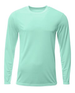 A4 NB3425 - Youth Long Sleeve Sprint T-Shirt Pastel Mint