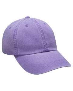 Adams AD969 - 6-Panel Low-Profile Washed Pigment-Dyed Cap Grape