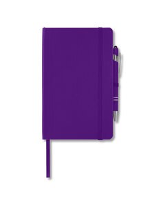 CORE365 CE090 - Soft Cover Journal And Pen Set Campus Purple