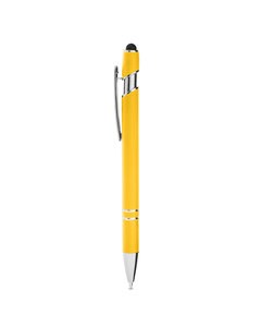 CORE365 CE052 - Rubberized Aluminum Click Stylus Pen Campus Gold
