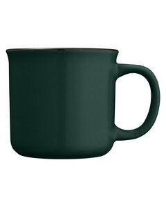 CORE365 CE060 - 12oz Ceramic Two-Tone Mug Verde bosque