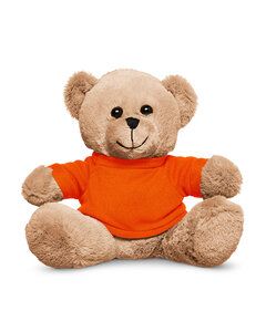 Prime Line TY6020 - 7" Plush Bear With T-Shirt Naranja