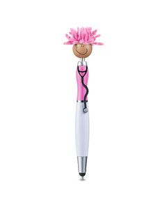 MopToppers P174 - Screen Cleaner With Stethoscope Stylus Pen Rosa