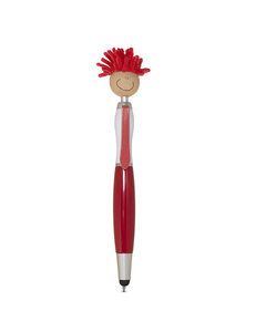 MopToppers PL-1785 - Multicultural Screen Cleaner With Stylus Pen Rojo