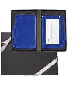 Leeman LG-9367 - Venezia Luggage Tag Set Reflex Blue