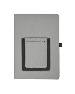 Leeman LG-9386 - Roma Journal With Phone Pocket Gray