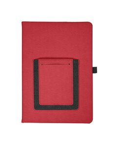 Leeman LG-9386 - Roma Journal With Phone Pocket Rojo