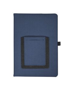 Leeman LG-9386 - Roma Journal With Phone Pocket Azul Marino