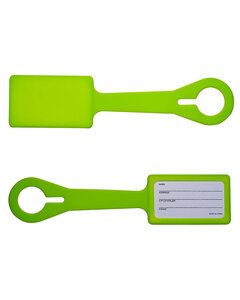 Prime Line PL-5380 - Silicone Luggage Tag Lime Green