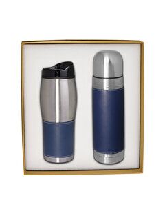 Leeman LG-9270 - Tuscany Thermal Bottle And Tumbler Gift Set