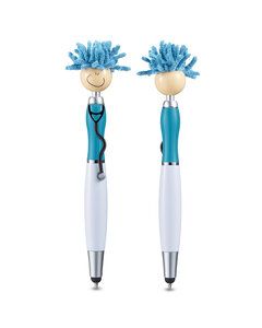 MopToppers PL-1724 - Screen Cleaner With Stethoscope Stylus Pen Azul