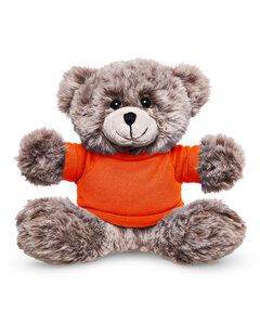 Prime Line TY6038 - 7" Soft Plush Bear With T-Shirt Naranja