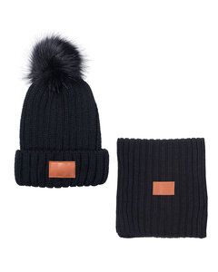 Leeman LG902 - Ribbed Knit Winter Duo Negro