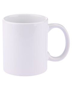 Prime Line CM100 - 11oz Basic C Handle Ceramic Mug Blanco