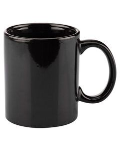 Prime Line CM100 - 11oz Basic C Handle Ceramic Mug Negro