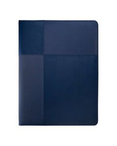 Leeman LG-9284 - Duo-Textured Tuscany Padfolio Azul Marino