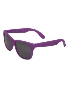 Prime Line SG120 - Single-Tone Matte Sunglasses Púrpura