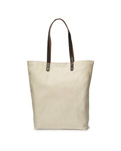 Prime Line LT-3996 - Urban Cotton Tote With Leather Handles