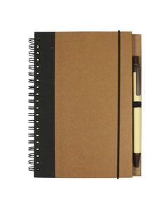 Prime Line NB126 - Contrast Paperboard Eco Journal Marron oscuro