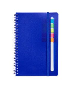 Prime Line NB111 - Semester Spiral Notebook With Sticky Flags Reflex Blue
