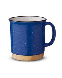 Prime Line CM230 - 15oz Campfire Mug With Bamboo Base Cobalto azul