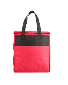 Prime Line BG127 - Two-Tone Flat Top Insulated Non-Woven Grocery Tote