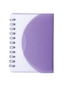 Prime Line NB106 - Spiral Curve Notebook Translucnt Purpl