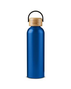 Prime Line MG943 - 23.6oz Refresh Aluminum Bottle With Bamboo Lid Azul